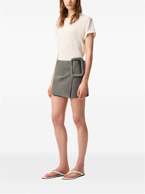 Miniskirt with belt AMI PARIS | FSK464LH00590516